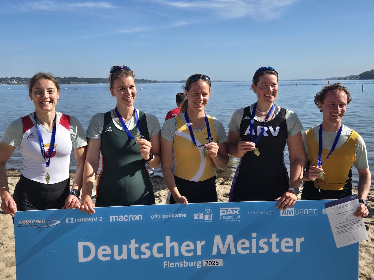 Coastal Rowing Beach Sprint: Tessa wieder Deutsche Meisterin