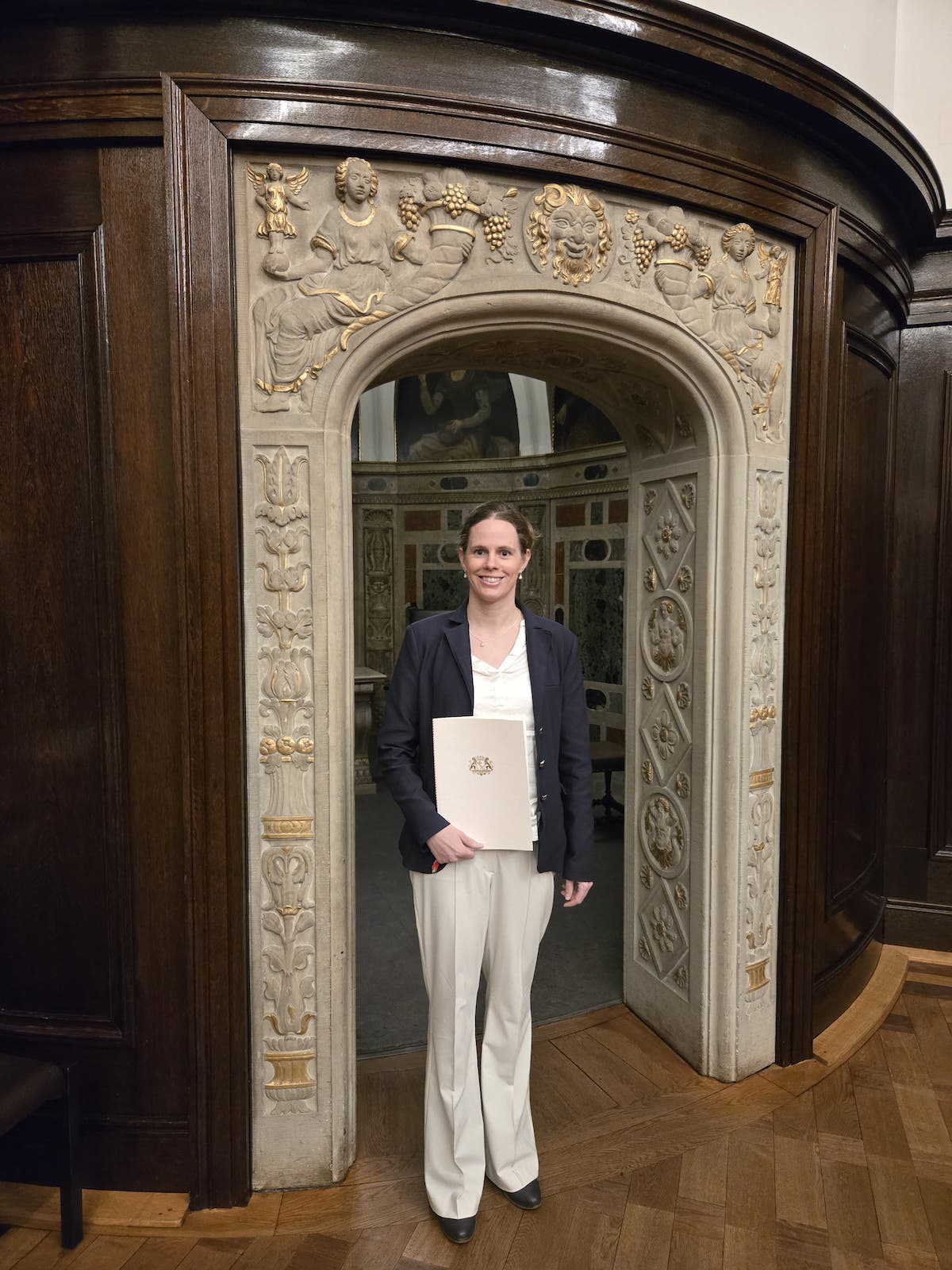 Tessa beim Senatsempfang für die Erfolgreichsten des Sportjahres 2025